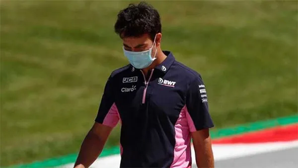 AP Checo Pérez previo a una carrera de Fórmula Uno