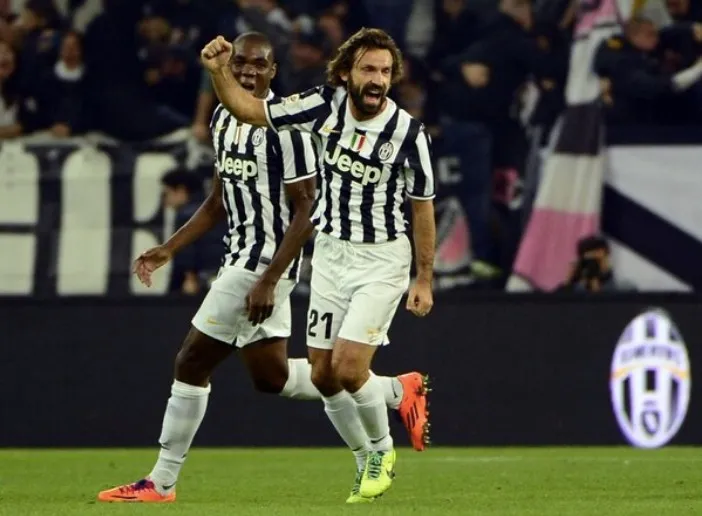 Pirlo en su etapa como jugador de la Juve