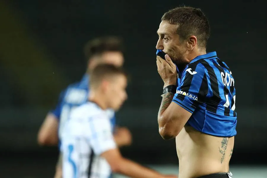 Alejandro Gómez lamenta la derrota del Atalanta