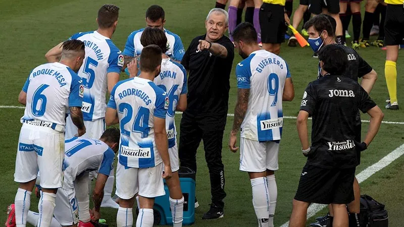 EFE El Vasco Aguirre da indicaciones durante un duelo del Leganés