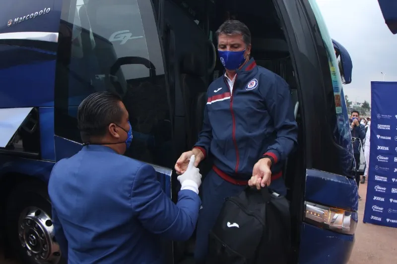 Siboldi llegando a Ciudad Universitaria