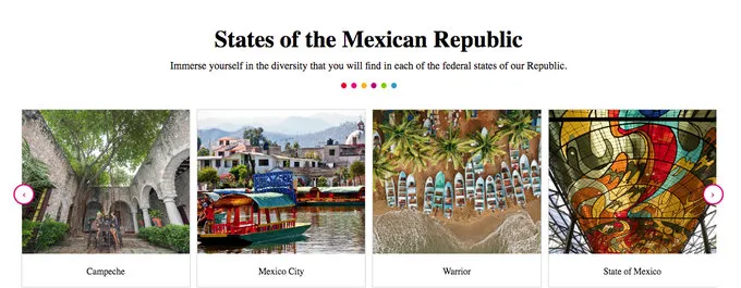 Portal turístico VisitMéxico