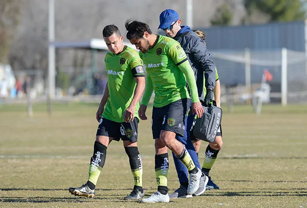 Integrantes de Sub 20 durante un partido
