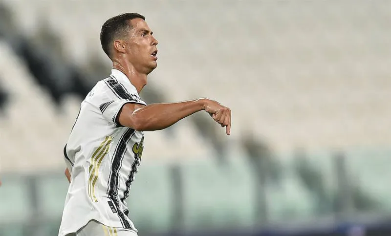 EFE Cristiano Ronaldo en partido con Juventus