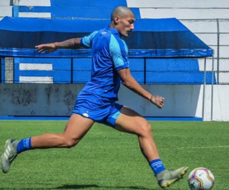 Richard Franco en un entrenamiento