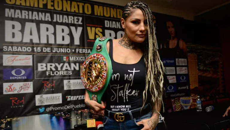 'La Barby' Juárez previo a una pelea