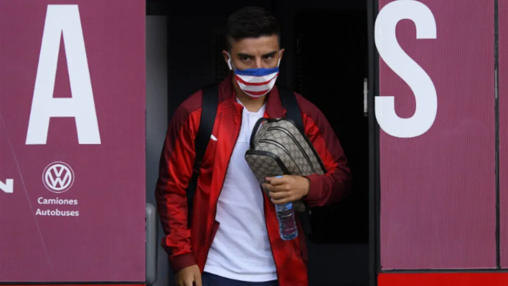 Fernando Beltrán previo a un partido