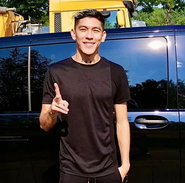 Arteaga en el aeropuerto de Ámsterdam