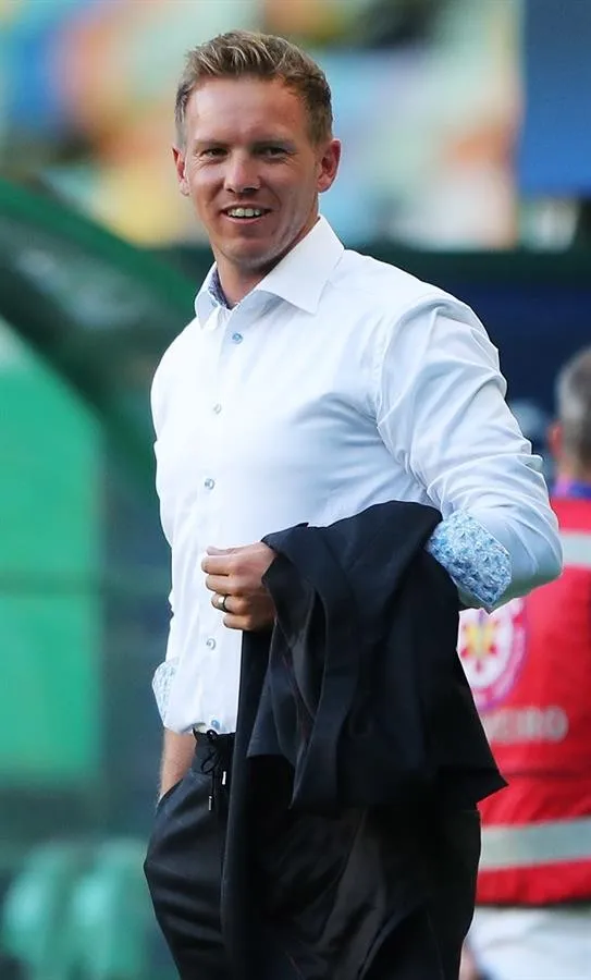 Julian Nagelsmann durante un partido con Leipzig