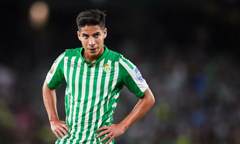 Lainez en partido de LaLiga