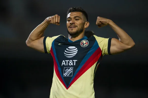Henry celebra un gol con las Águilas