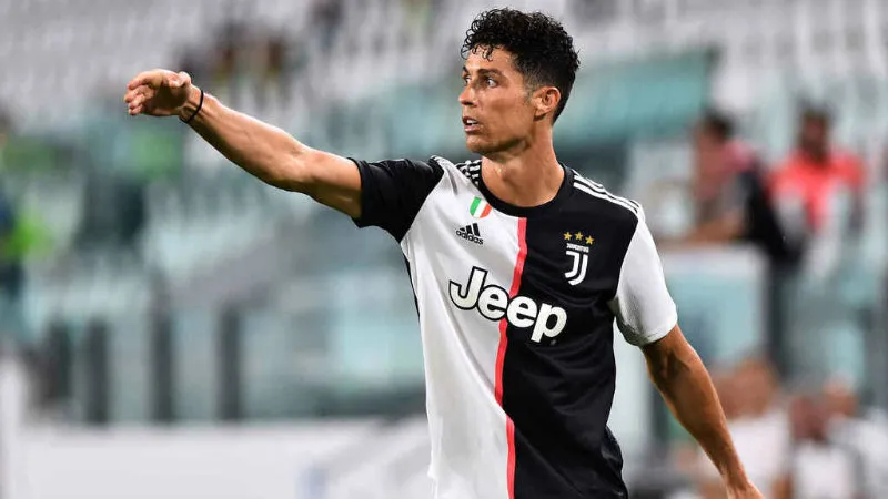 Cristiano Ronaldo en partido con Juventus