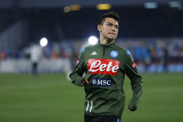 Chucky Lozano, jugador del Napoli