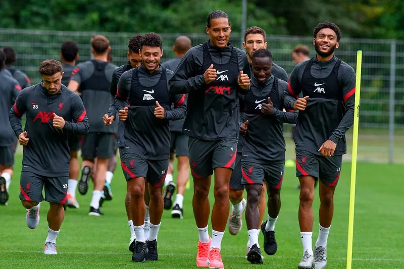 LIVERPOOL FC Los jugadores de los Reds haciendo pretemporada en Salzburgo