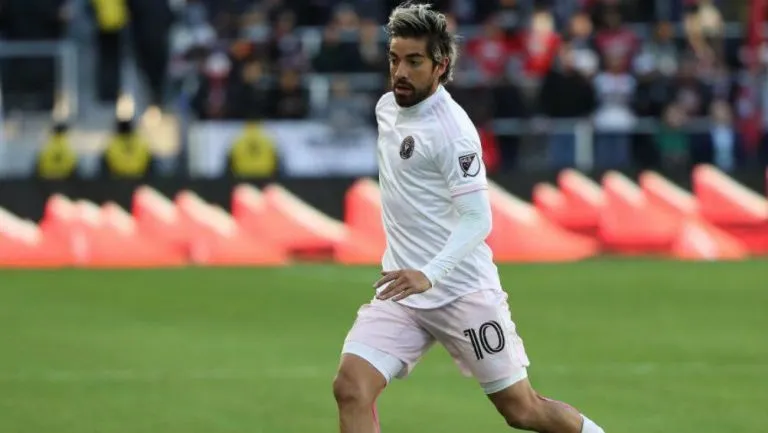 Rodolfo Pizarro jugando con el Inter Miami