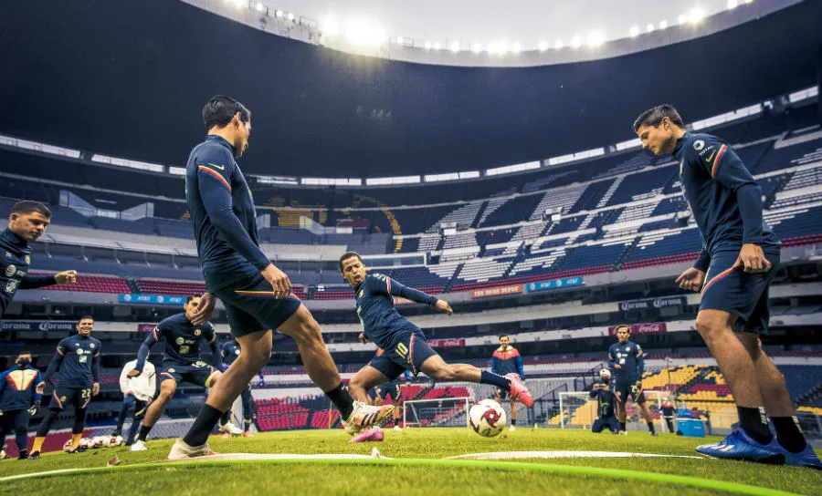 América entrenando en el Coloso de Santa Úrsula