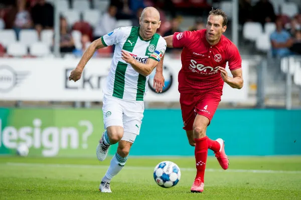 EFE Arjen Robben en acción con el Groningen