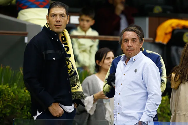 Azcárraga en el Azteca, durante un juego de América en 2019