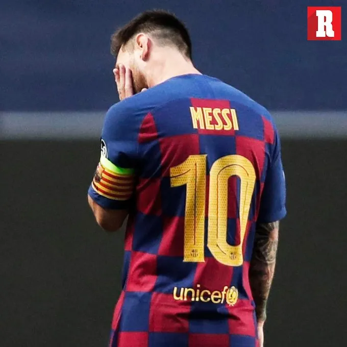 Lionel Messi en lamento con Barcelona