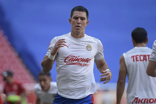 Jesús Molina antes de un partido con Chivas