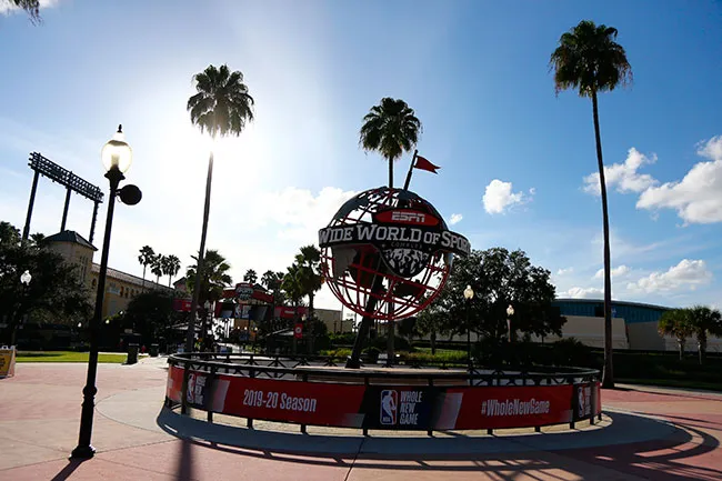 AP Entrada del ESPN Wide World of Sports, sede de los Playoffs de la NBA