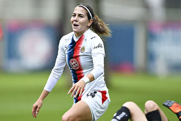 Alicia Cervantes después de la primera anotación