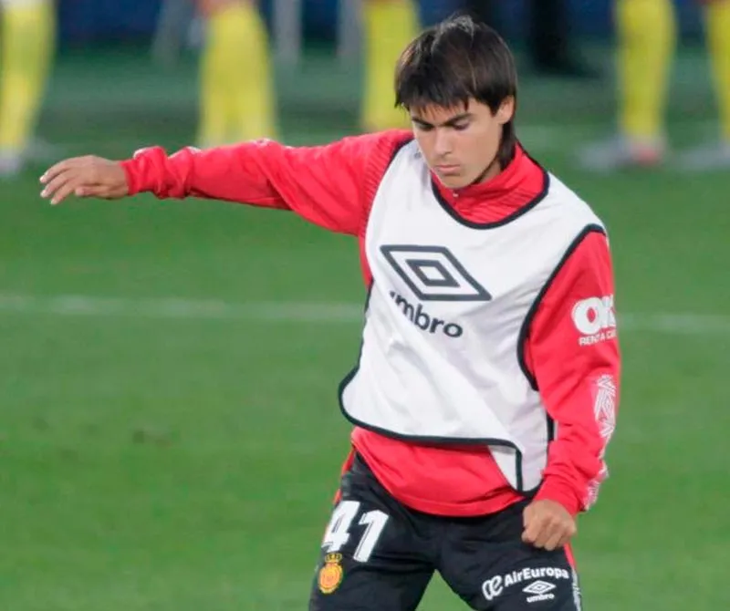 El futbolista de 15 años en un entrenamiento