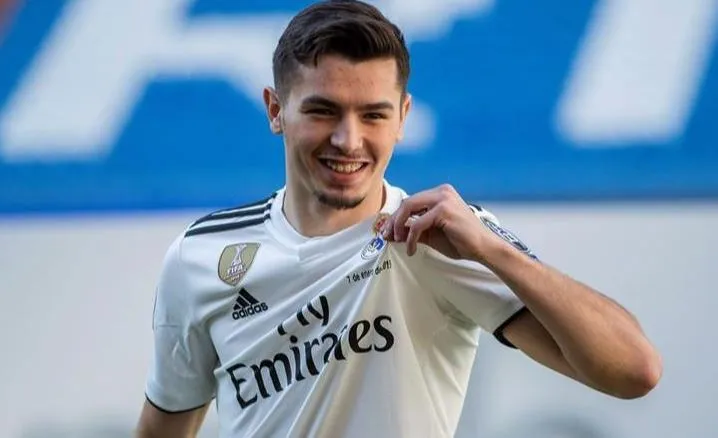 Brahim Díaz, en su presentación con Real Madrid