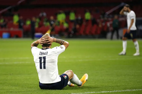 AP Nicolo Zaniolo en lamento con Italia