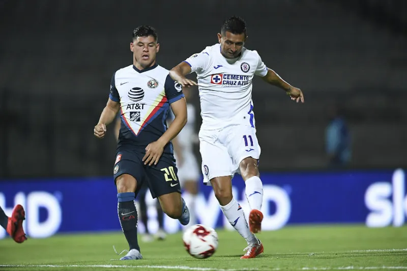 América y Cruz Azul en partido