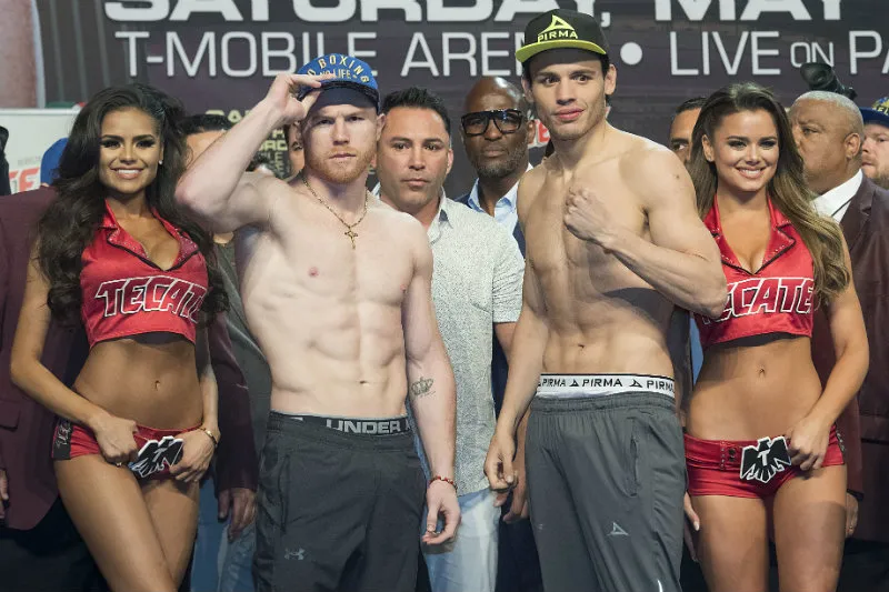 Canelo y Chávez JR