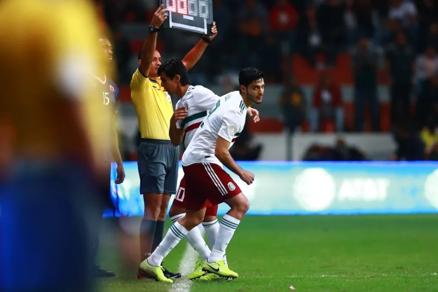 Macías y Jiménez en la Selección Mexicana
