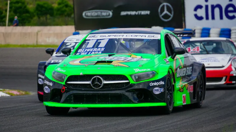 Hugo Oliveras en una carrera