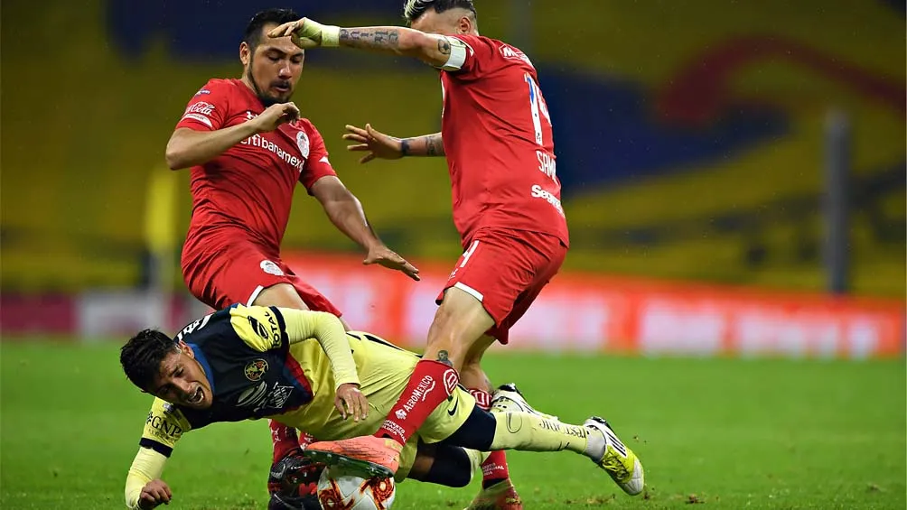 Partido cerrado entre América y Toluca