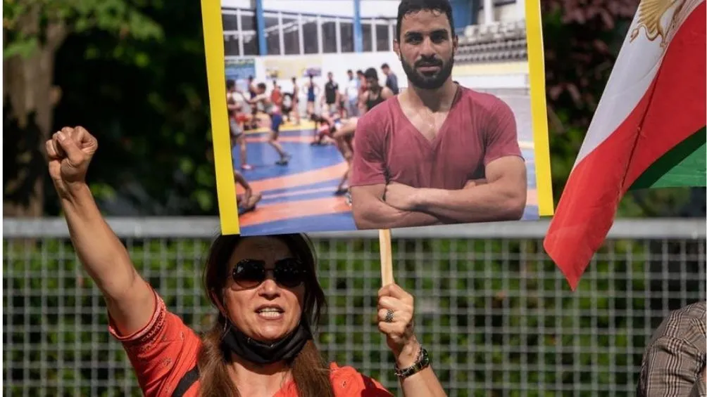 EFE Protestas por la condena sobre Afkari