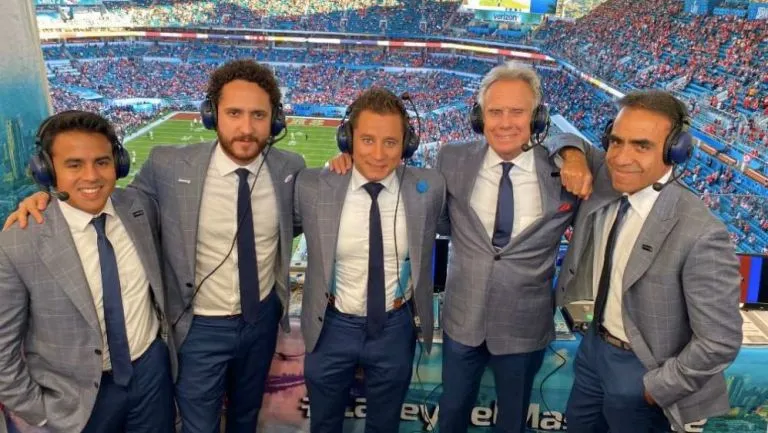 El equipo de Ritual NFL en el Estadio Azul