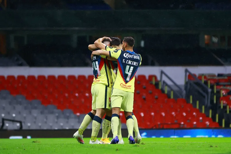 América en festejo de gol