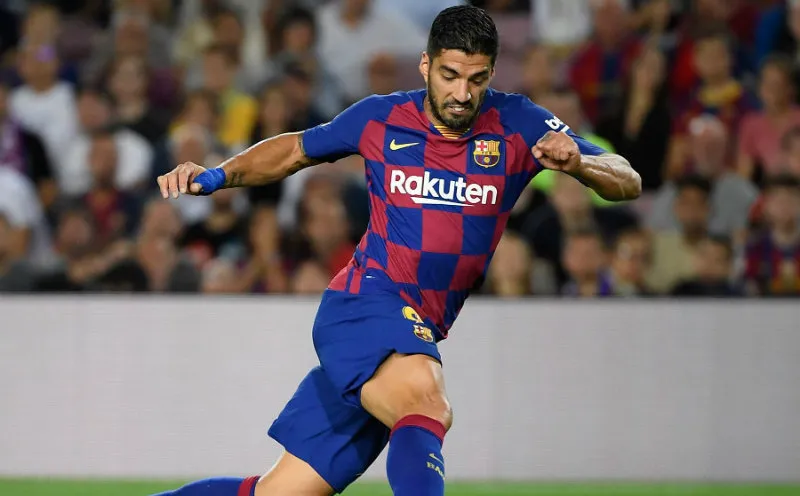 EFE Suárez en partido con Barcelona
