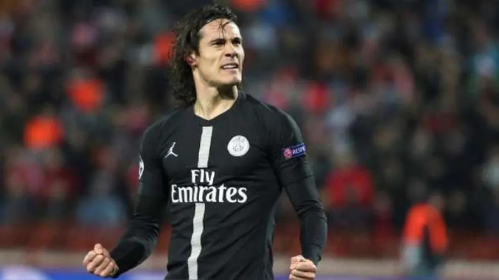 Cavani con el PSG