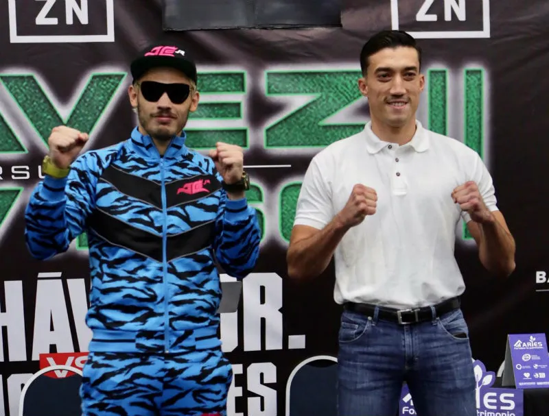 CORTESÍA: HUGO ACOSTA JC Chávez JR en presentación