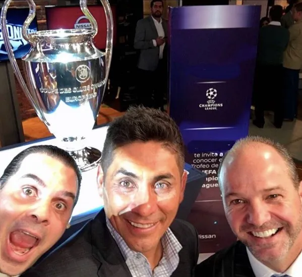 INSTAGRAM@CMARTINOLIMX Martinoli, Campos y García, la tercia de Tv Azteca