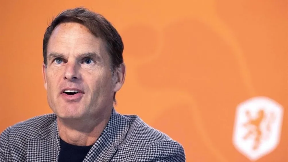 EFE Frank de Boer durante su presentación
