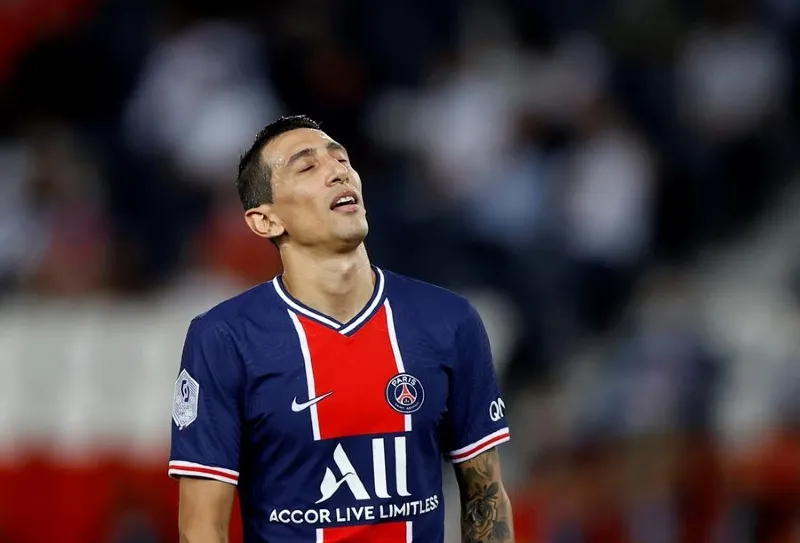 EFE Di María se lamenta tras una falla