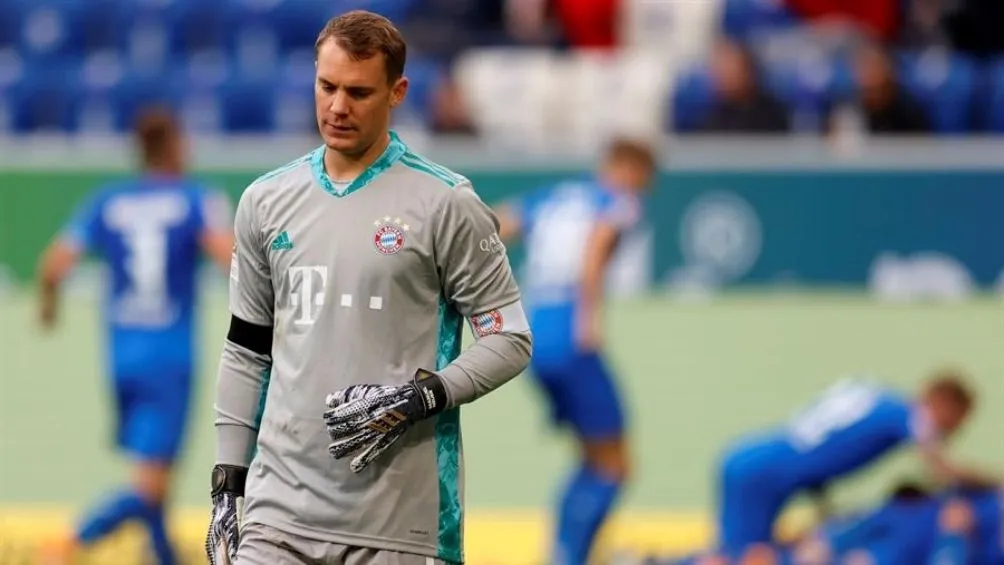 EFE Manuel Neuer en lamento con Bayern Munich