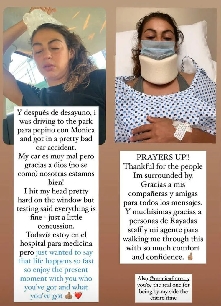 Accidente de Christina Burkenroad