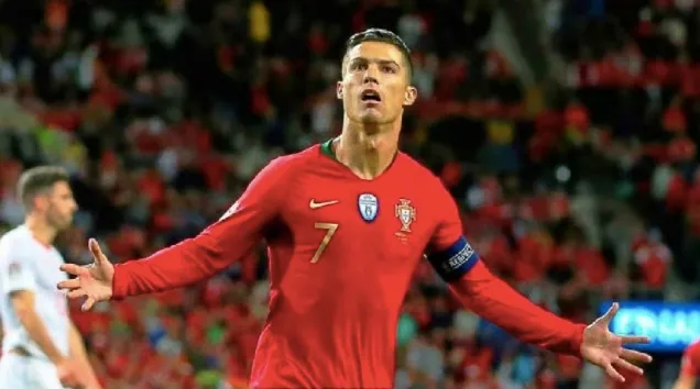 EFE Cristiano en un juego con Portugal