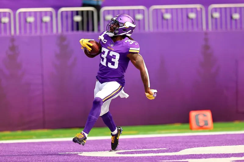 Dalvin Cook celebrando un touchdown