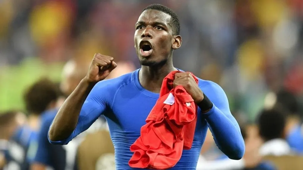 AP Paul Pogba con la selección francesa