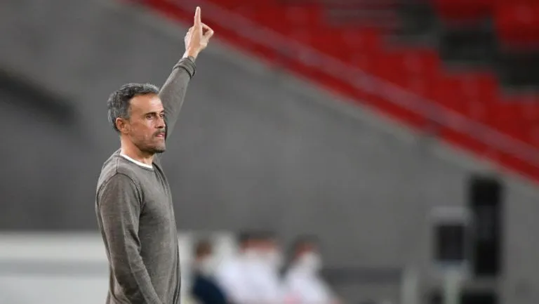 EFE Luis Enrique en su regreso al banquillo de la selección de España