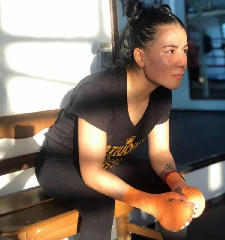 @RAYAMONTESERRATOFICIAL Raya Alarcón en un entrenamiento